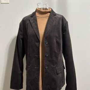 Coldwater Creek velvet blazerr